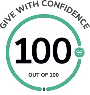 Give with Confidence Sello 100 sobre 100